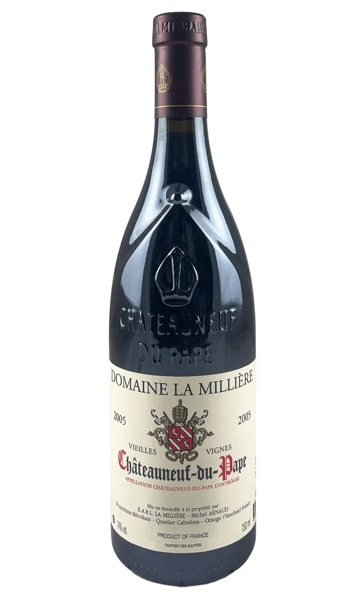 Bottle of Domaine La Milliere, Chateauneuf-du-Pape, 2005 - Red Wine - Flatiron Wines & Spirits - New York
