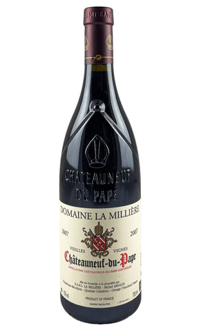 Bottle of Domaine La Milliere, Chateauneuf-du-Pape, 2007 - Red Wine - Flatiron Wines & Spirits - New York