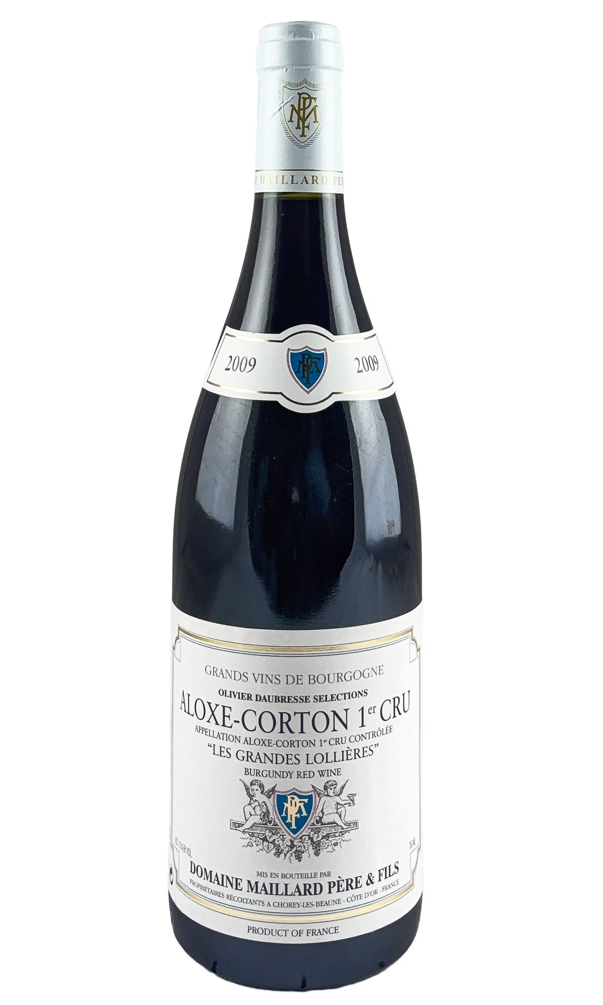 Bottle of Domaine Maillard Pere et Fils, Aloxe-Corton Lollieres, 2009 - Red Wine - Flatiron Wines & Spirits - New York