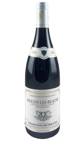 Bottle of Domaine Maillard Pere et Fils, Savigny-les-Beaune, 2012 - Red Wine - Flatiron Wines & Spirits - New York