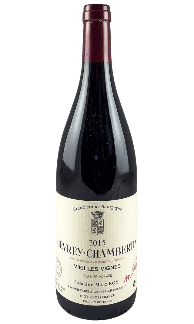 Bottle of Domaine Marc Roy, Gevrey-Chambertin Vieilles Vignes, 2015 - Red Wine - Flatiron Wines & Spirits - New York