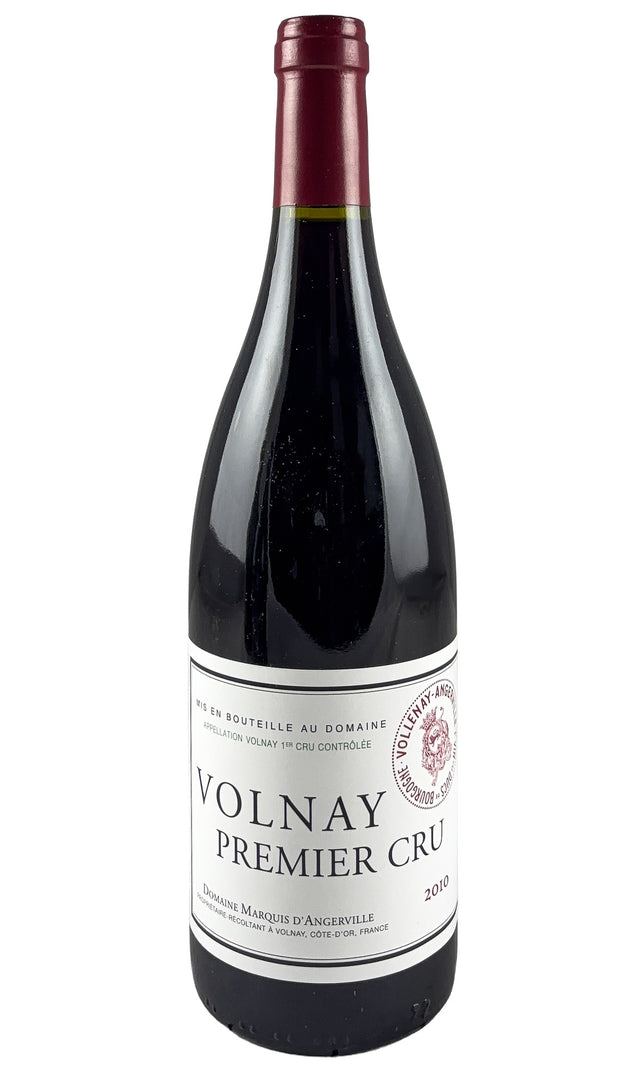Bottle of Domaine Marquis d'Angerville, Volnay 1er Cru, 2010 - Red Wine - Flatiron Wines & Spirits - New York