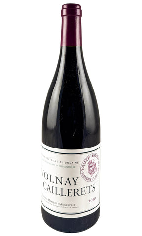 Bottle of Domaine Marquis d'Angerville, Volnay 1er Cru Caillerets, 2010 - Red Wine - Flatiron Wines & Spirits - New York