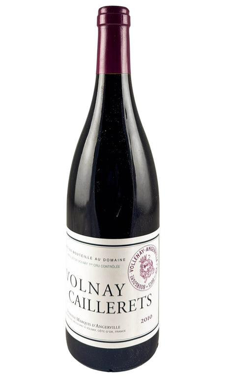 Bottle of Domaine Marquis d'Angerville, Volnay 1er Cru Caillerets, 2010 - Red Wine - Flatiron Wines & Spirits - New York