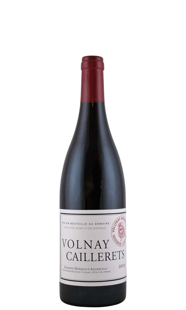 Bottle of Domaine Marquis d'Angerville, Volnay 1er Cru Caillerets, 2022 - Red Wine - Flatiron Wines & Spirits - New York