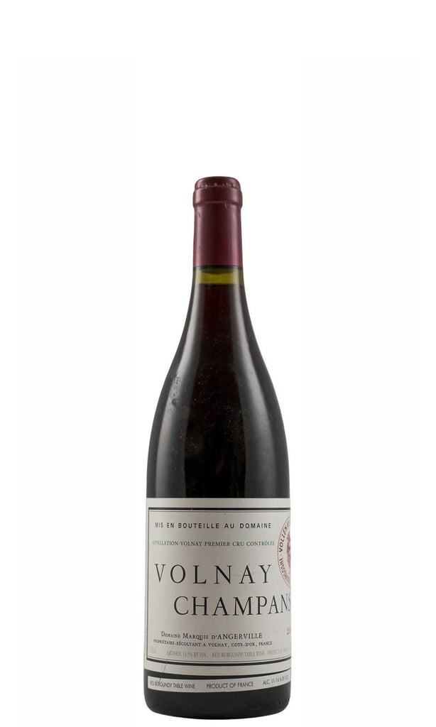 Bottle of Domaine Marquis d'Angerville, Volnay 1er Cru Champans, 2002 - Red Wine - Flatiron Wines & Spirits - New York
