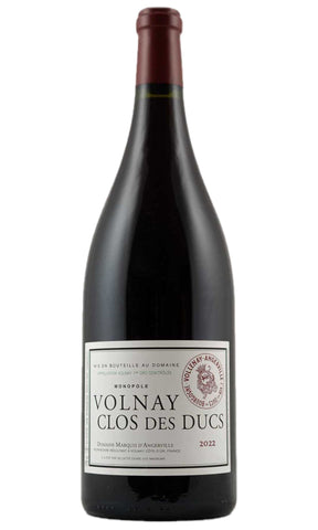 Bottle of Domaine Marquis d'Angerville, Volnay 1er Cru Clos des Ducs, 2022 (1.5L) - Red Wine - Flatiron Wines & Spirits - New York