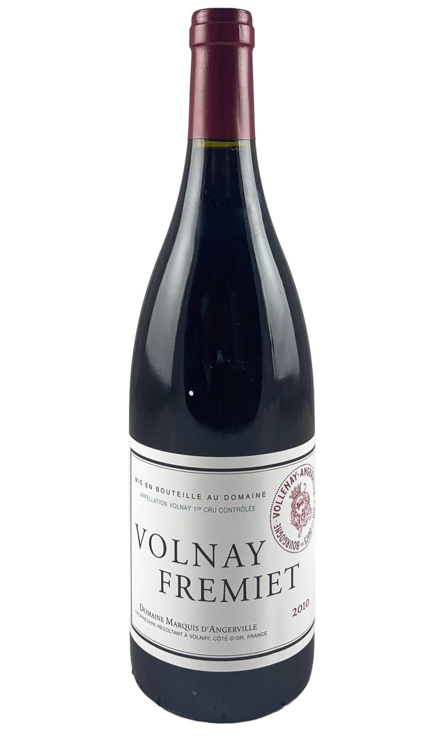 Bottle of Domaine Marquis d'Angerville, Volnay 1er Cru Fremiets, 2010 - Red Wine - Flatiron Wines & Spirits - New York