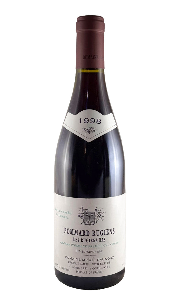 Bottle of Domaine Michel Gaunoux, Pommard 1er Cru Les Rugiens, 1998 - Red Wine - Flatiron Wines & Spirits - New York