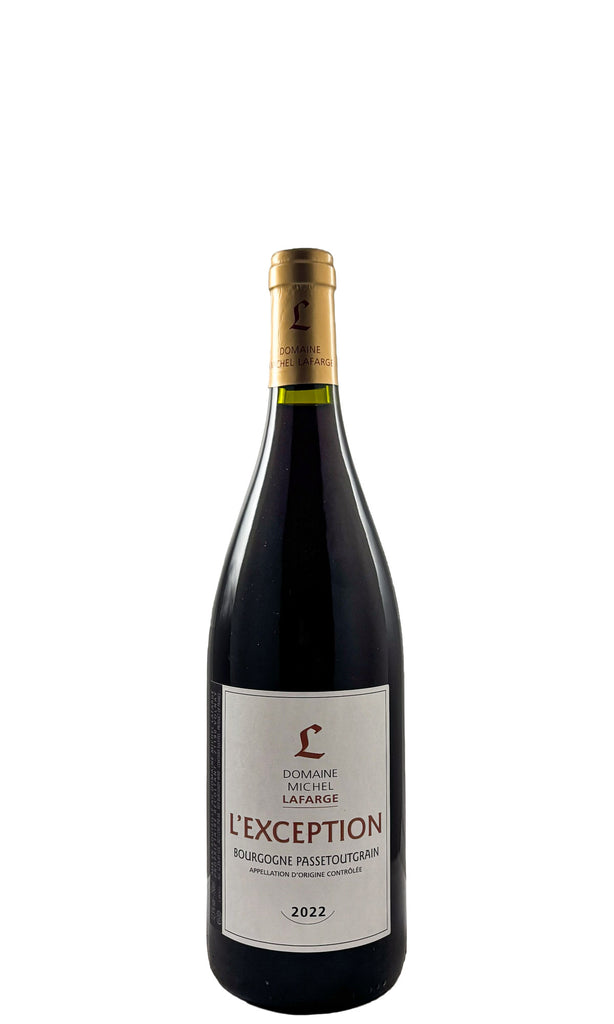 Bottle of Domaine Michel Lafarge, Bourgogne Passetoutgrain L'Exception", 2022 - Red Wine - Flatiron Wines & Spirits - New York