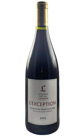 Bottle of Domaine Michel Lafarge, Bourgogne Passetoutgrains l'Exception, 2023 - Red Wine - Flatiron Wines & Spirits - New York