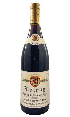 Bottle of Domaine Michel Lafarge, Volnay 1er Cru Clos du Chateau des Ducs, 1998 - Red Wine - Flatiron Wines & Spirits - New York