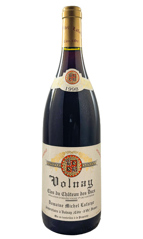 Bottle of Domaine Michel Lafarge, Volnay 1er Cru Clos du Chateau des Ducs, 1998 - Red Wine - Flatiron Wines & Spirits - New York