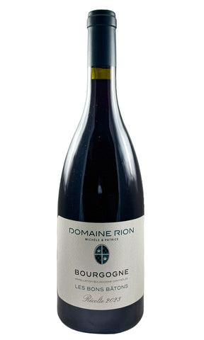 Bottle of Domaine Michele & Patrice Rion, Bourgogne Les Bons Batons, 2023 - Red Wine - Flatiron Wines & Spirits - New York