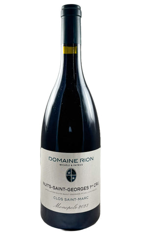 Bottle of Domaine Michele & Patrice Rion, Nuits-Saint-Georges 1er Cru Clos Saint-Marc Monopole, 2023 - Red Wine - Flatiron Wines & Spirits - New York