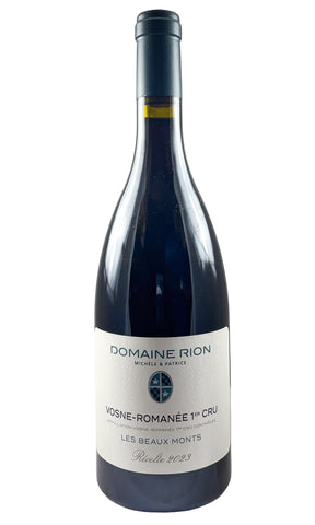 Bottle of Domaine Michele & Patrice Rion, Vosne-Romanee 1er Cru Les Beaux Monts, 2023 - Red Wine - Flatiron Wines & Spirits - New York