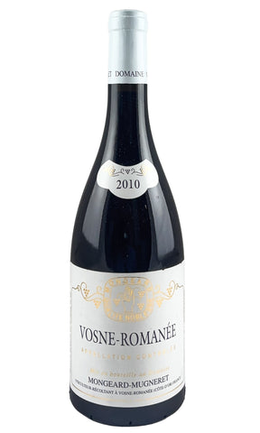 Bottle of Domaine Mongeard-Mugneret, Vosne-Romanee, 2010 - Red Wine - Flatiron Wines & Spirits - New York