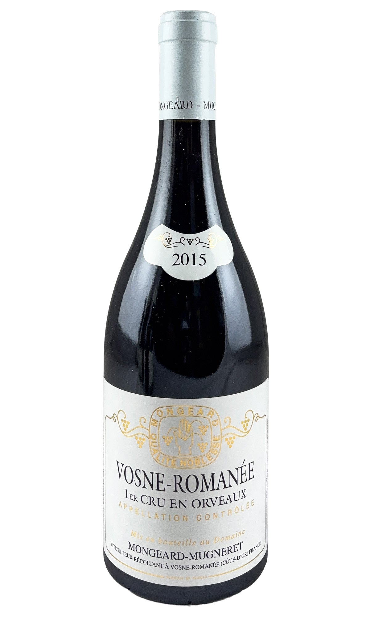 Bottle of Domaine Mongeard-Mugneret, Vosne-Romanee Les Orveaux, 2015 - Red Wine - Flatiron Wines & Spirits - New York
