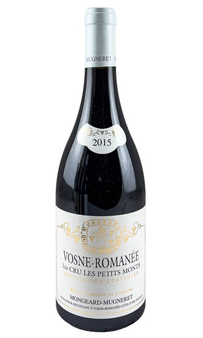 Bottle of Domaine Mongeard-Mugneret, Vosne-Romanee Les Petits Monts, 2015 - Red Wine - Flatiron Wines & Spirits - New York