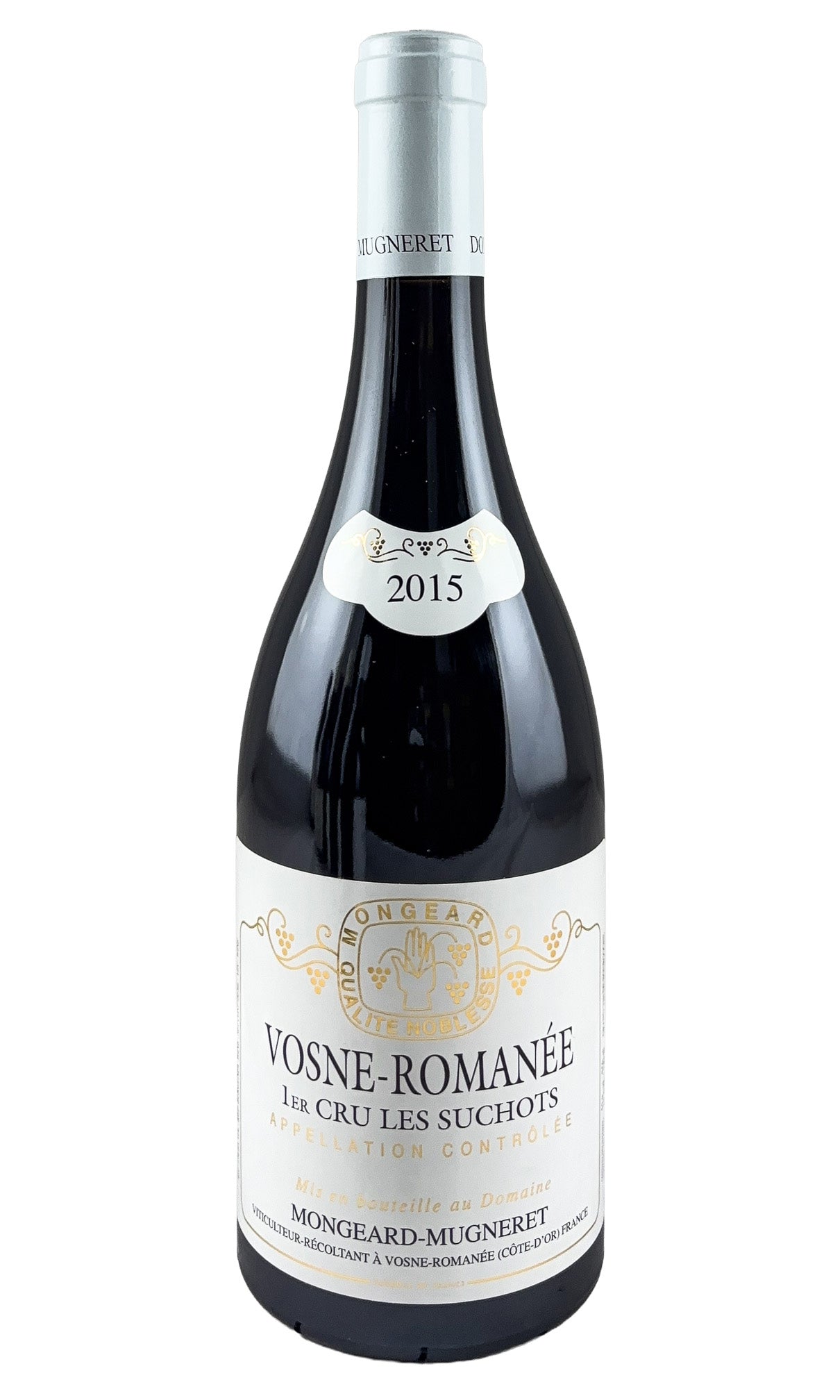 Bottle of Domaine Mongeard-Mugneret, Vosne-Romanee Les Suchots, 2015 - Red Wine - Flatiron Wines & Spirits - New York