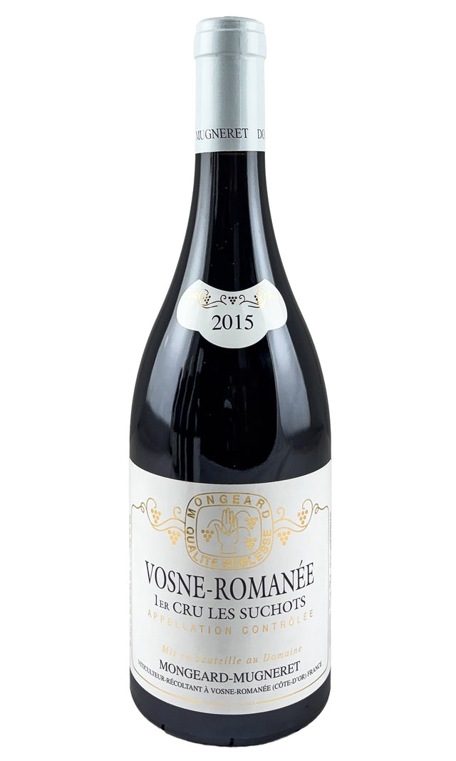 Bottle of Domaine Mongeard-Mugneret, Vosne-Romanee Les Suchots, 2015 - Red Wine - Flatiron Wines & Spirits - New York