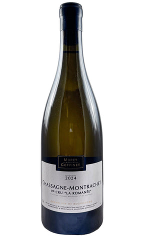 Bottle of Domaine Morey-Coffinet, Chassagne-Montrachet 1er Cru La Romanee, 2024 - White Wine - Flatiron Wines & Spirits - New York