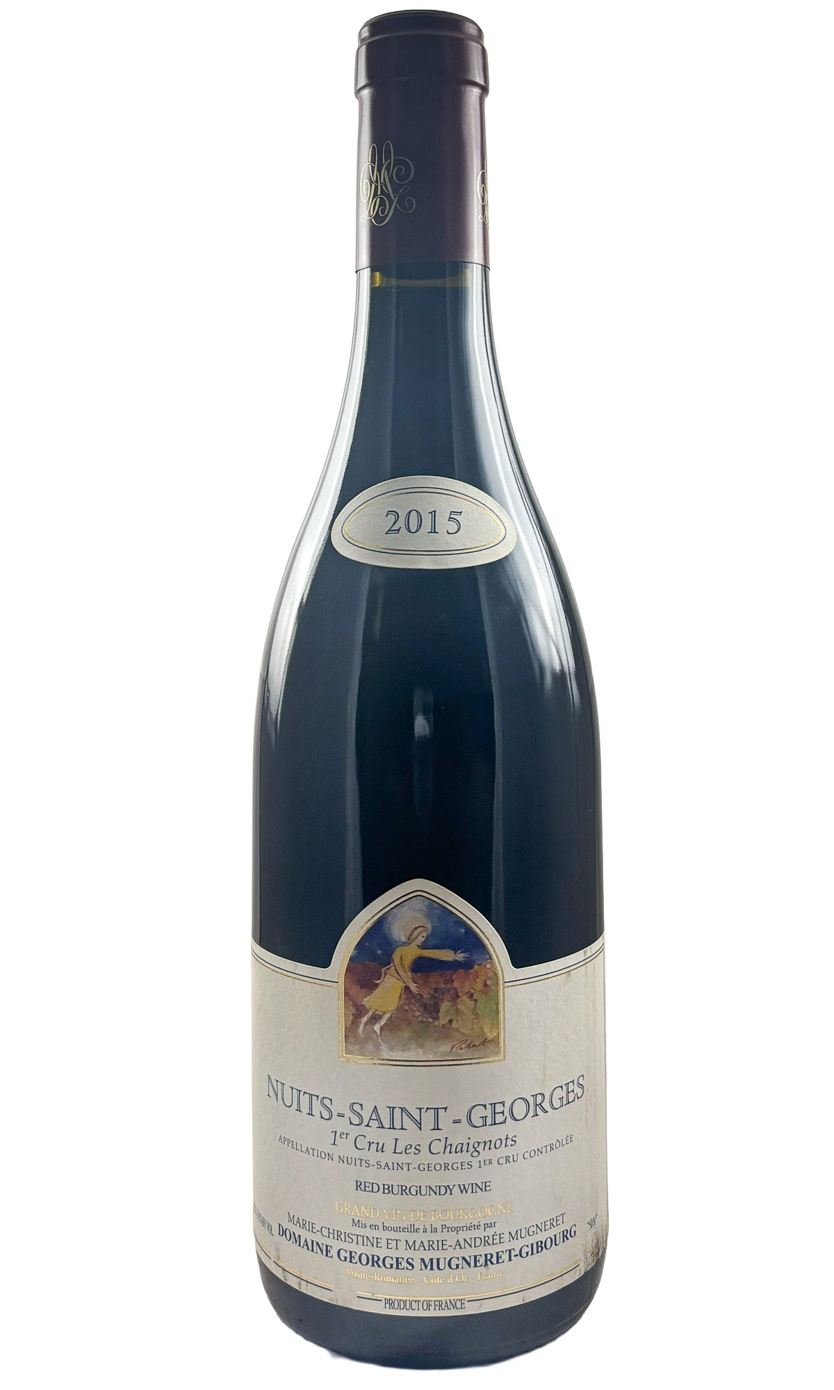 Bottle of Domaine Mugneret-Gibourg, Nuits-St-Georges 1er Cru Les Chaignots, 2015 - Red Wine - Flatiron Wines & Spirits - New York