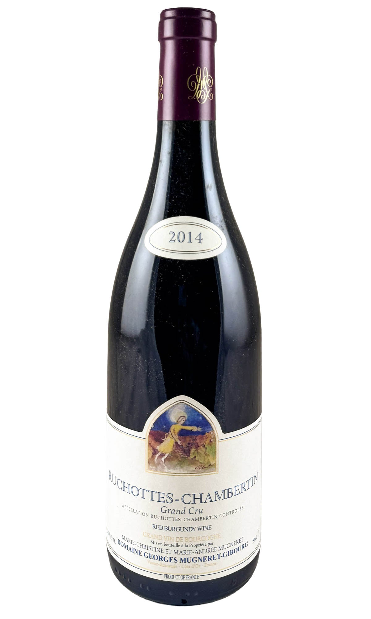 Bottle of Domaine Mugneret-Gibourg, Ruchottes-Chambertin Grand Cru, 2014 - Red Wine - Flatiron Wines & Spirits - New York