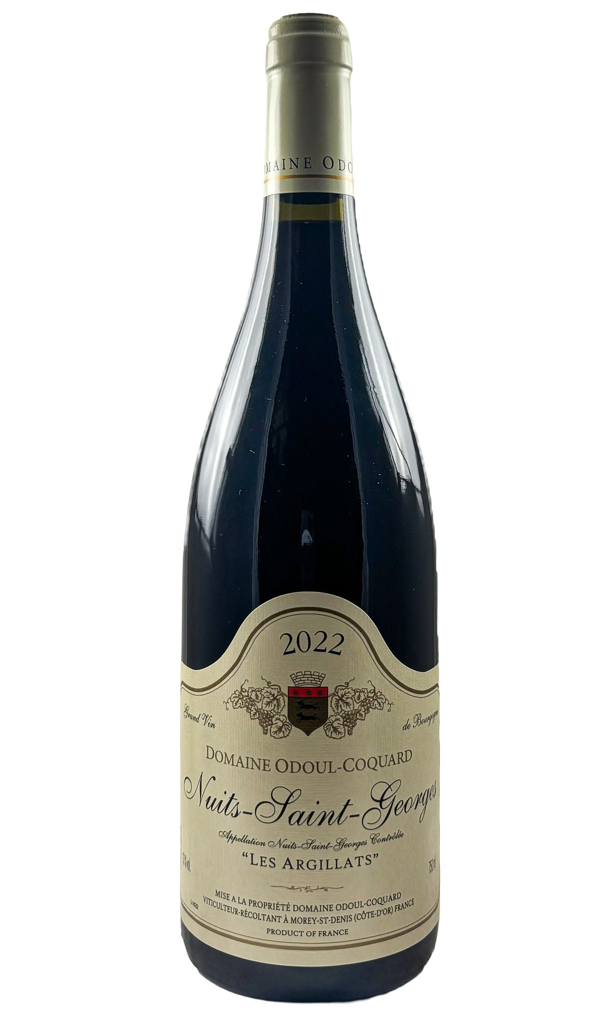Bottle of Domaine Odoul-Coquard, Nuits-Saint-Georges Les Argillats, 2022 - Red Wine - Flatiron Wines & Spirits - New York