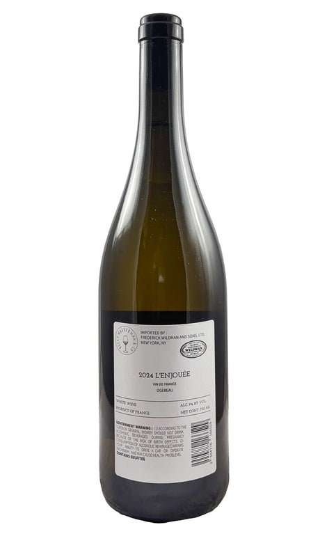 Bottle of Domaine Ogereau, L'Enjouee' Blanc, 2024 - White Wine - Flatiron Wines & Spirits - New York