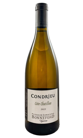 Bottle of Domaine Patrick & Christophe Bonnefond, Condrieu Cote Chatillon, 2023 - White Wine - Flatiron Wines & Spirits - New York