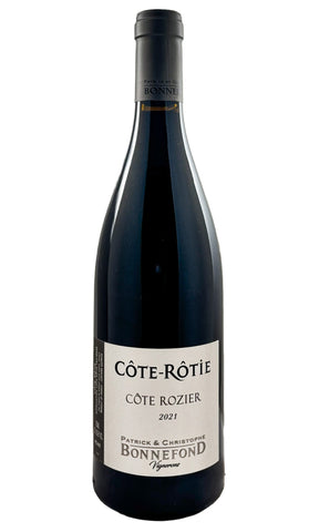 Bottle of Domaine Patrick & Christophe Bonnefond, Cote Rotie Roziers, 2021 - Red Wine - Flatiron Wines & Spirits - New York