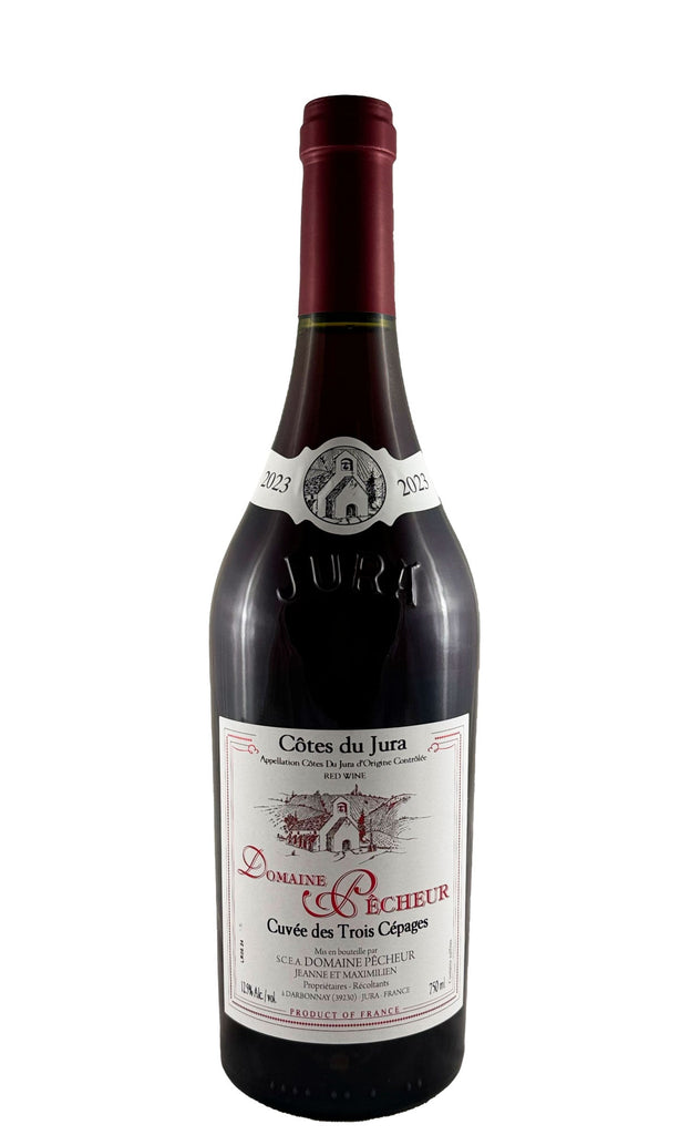 Bottle of Domaine Pecheur, Cotes du Jura Rouge Cuvee Trois Cepages, 2023 - Red Wine - Flatiron Wines & Spirits - New York