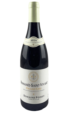 Bottle of Domaine Poisot, Romanee-Saint-Vivant Grand Cru, 2014 - Red Wine - Flatiron Wines & Spirits - New York