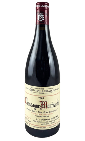 Bottle of Domaine Ramonet, Chassagne-Montrachet Clos de la Boudriotte, 2005 - White Wine - Flatiron Wines & Spirits - New York