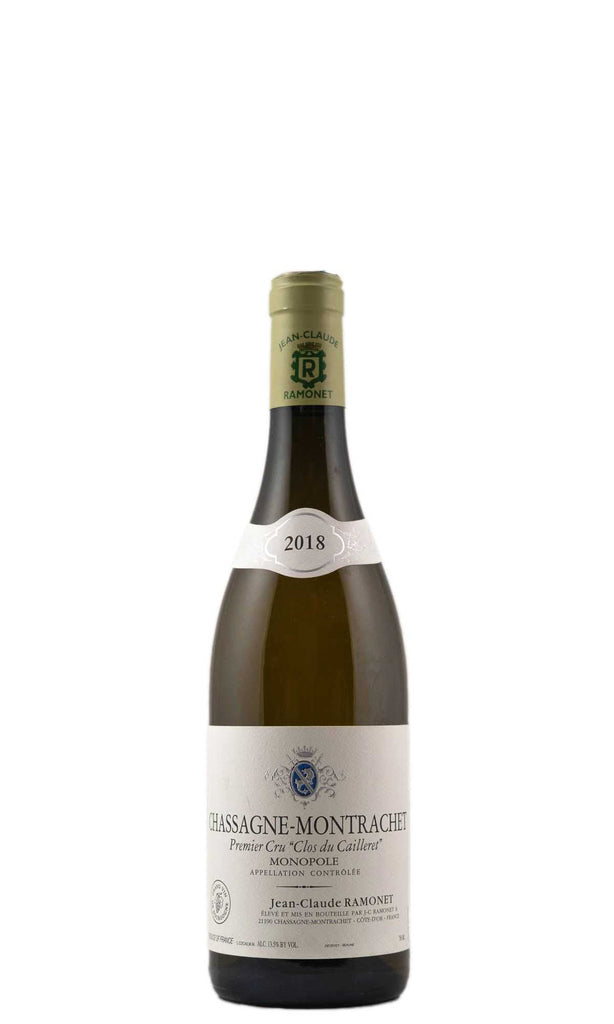 Bottle of Domaine Ramonet, Chassagne-Montrachet 1er Cru Clos du Cailleret Monopole, 2018 - White Wine - Flatiron Wines & Spirits - New York