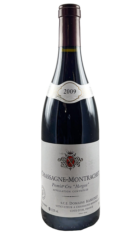 Bottle of Domaine Ramonet, Chassagne-Montrachet 1er Cru Rouge Morgeot, 2009 - White Wine - Flatiron Wines & Spirits - New York