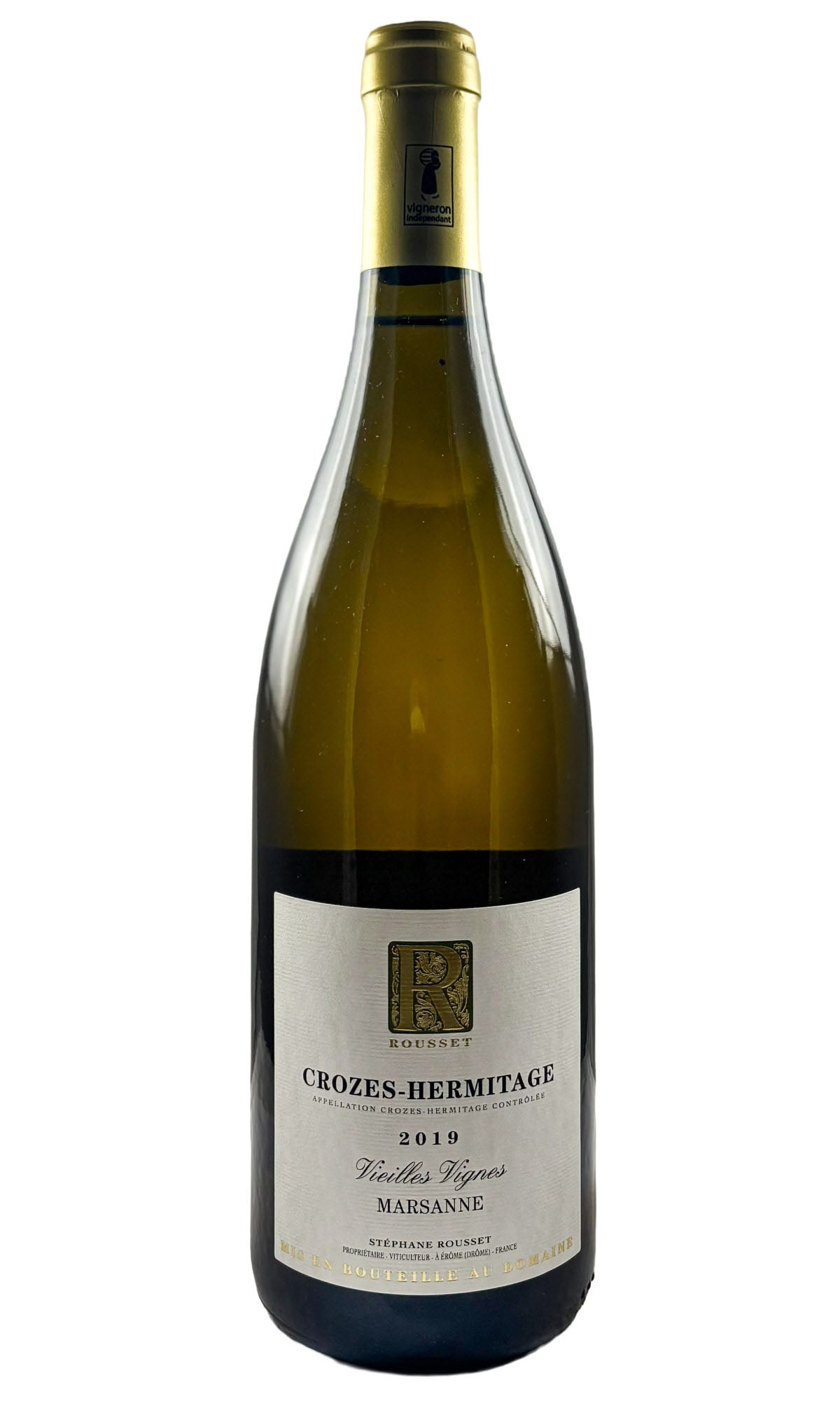 Bottle of Domaine Rousset, Crozes-Hermitage Marsanne Vieilles Vignes Blanc, 2019 - White Wine - Flatiron Wines & Spirits - New York