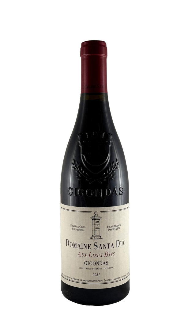 Bottle of Domaine Santa Duc, Gigondas Aux Lieux-Dits, 2021 - Red Wine - Flatiron Wines & Spirits - New York