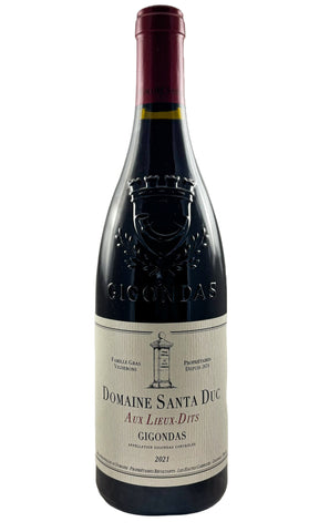 Bottle of Domaine Santa Duc, Gigondas Aux Lieux-Dits, 2021 - Red Wine - Flatiron Wines & Spirits - New York