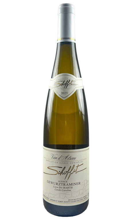 Bottle of Domaine Schoffit, Alsace Gewurztraminer Harth Cuvee Caroline, 2023 - White Wine - Flatiron Wines & Spirits - New York