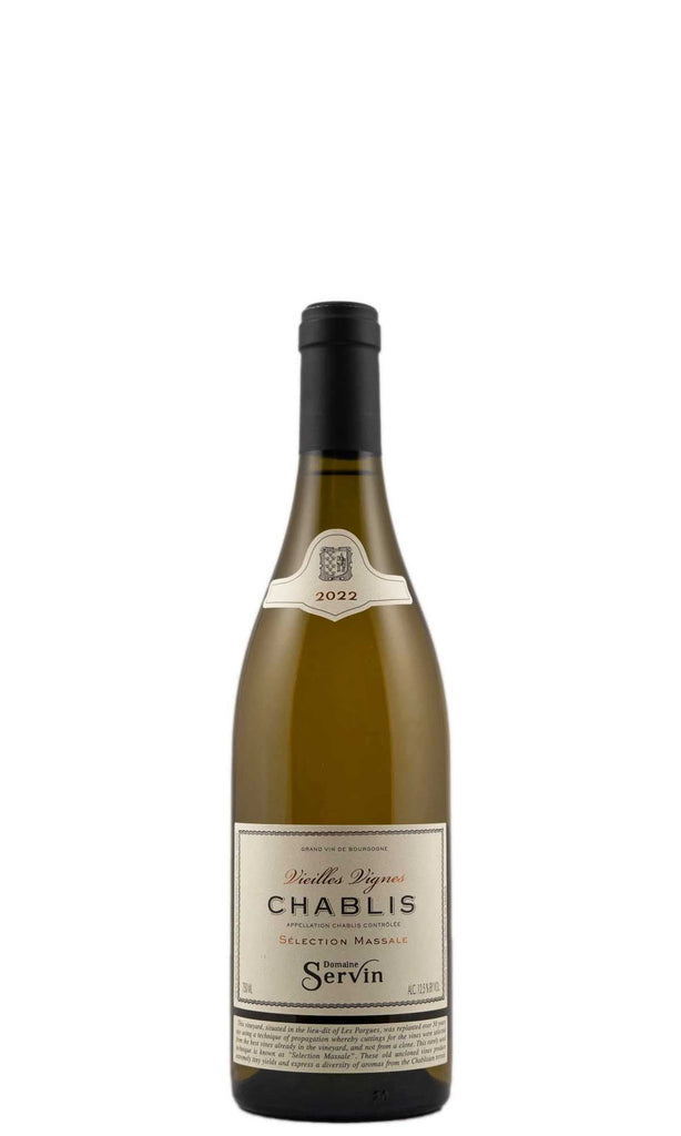 Bottle of Domaine Servin, Chablis Vieiiles Vignes Selection Massalle, 2022 - White Wine - Flatiron Wines & Spirits - New York