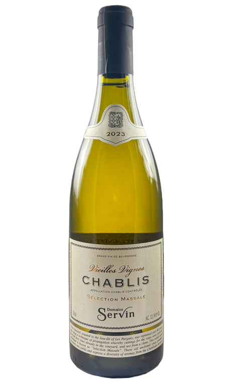 Bottle of Domaine Servin, Chablis Vieilles Vignes "Selection Massale", 2023 - White Wine - Flatiron Wines & Spirits - New York