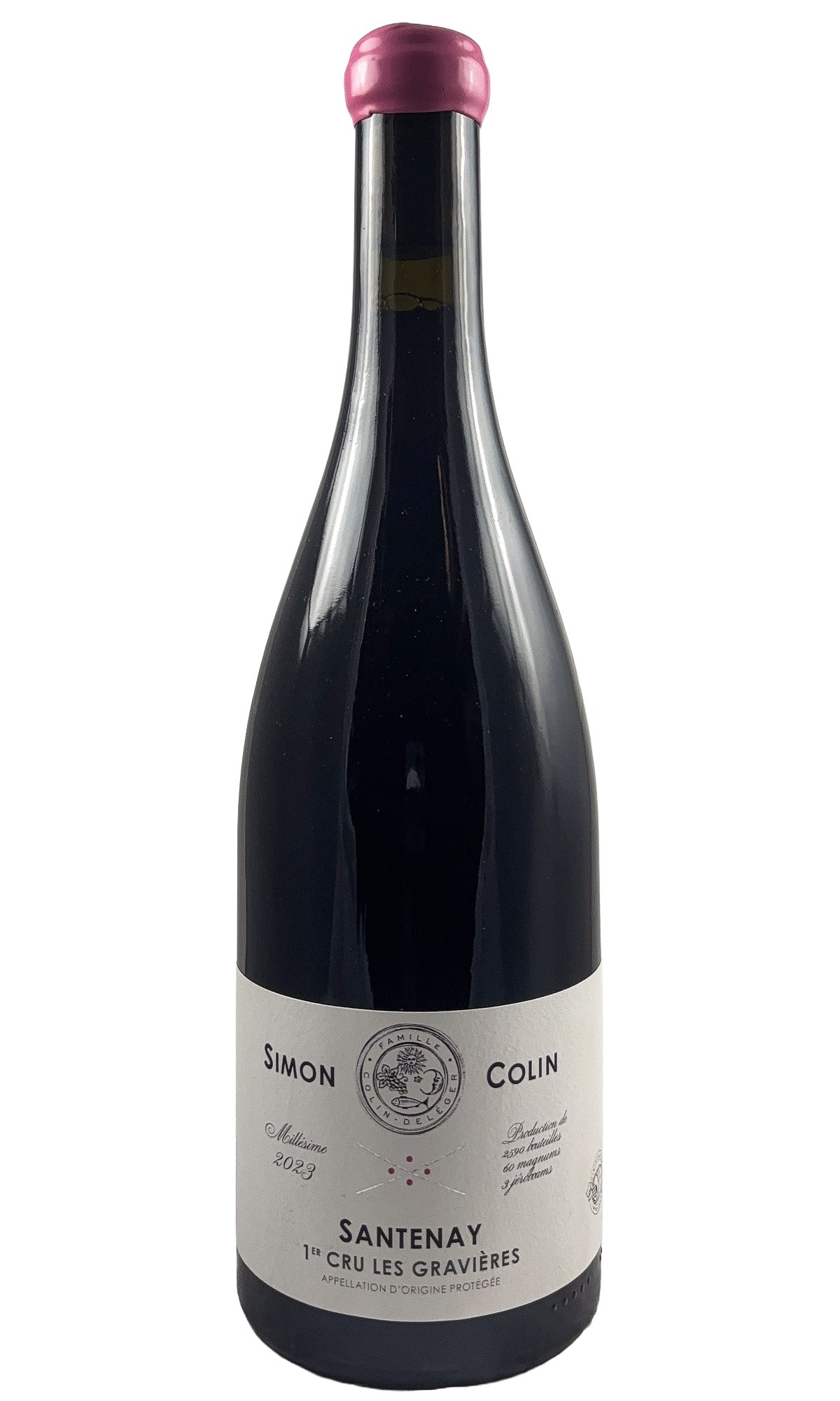 Bottle of Domaine Simon Colin, Santenay 1er Cru Les Gravieres, 2023 - Red Wine - Flatiron Wines & Spirits - New York