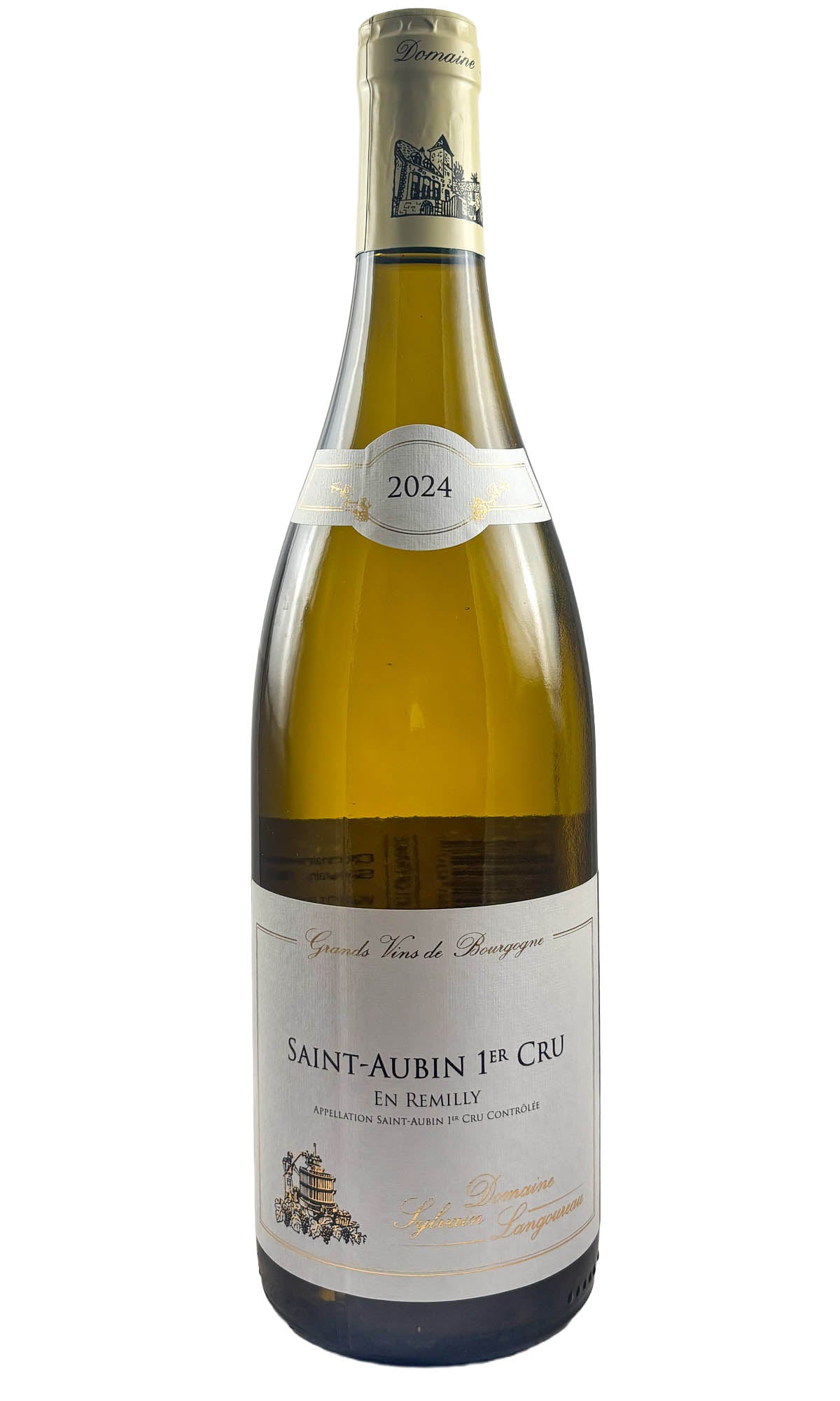 Bottle of Domaine Sylvain Langoureau, Saint-Aubin 1er Cru "En Remilly", 2024 - White Wine - Flatiron Wines & Spirits - New York
