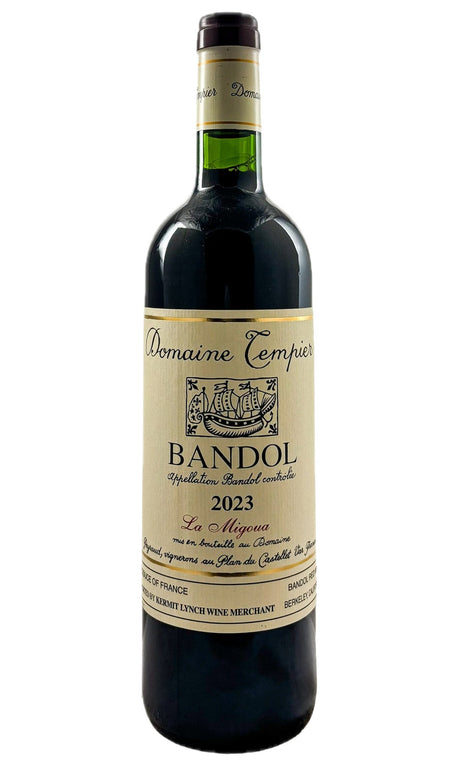 Bottle of Domaine Tempier, Bandol La Migoua, 2023 - Red Wine - Flatiron Wines & Spirits - New York