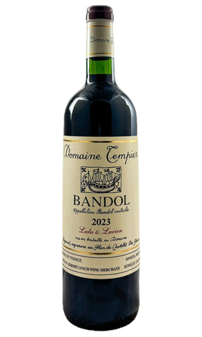 Bottle of Domaine Tempier, Bandol Rouge 'Lulu & Lucien', 2023 - Red Wine - Flatiron Wines & Spirits - New York