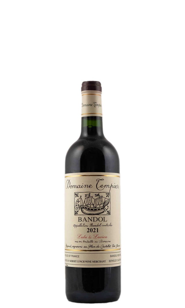 Bottle of Domaine Tempier, Bandol Rouge 'Lulu and Lucien", 2021 - Red Wine - Flatiron Wines & Spirits - New York