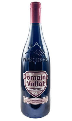 Bottle of Domaine Vallot, Vinsobres Le Coriancon, 2021 - Red Wine - Flatiron Wines & Spirits - New York