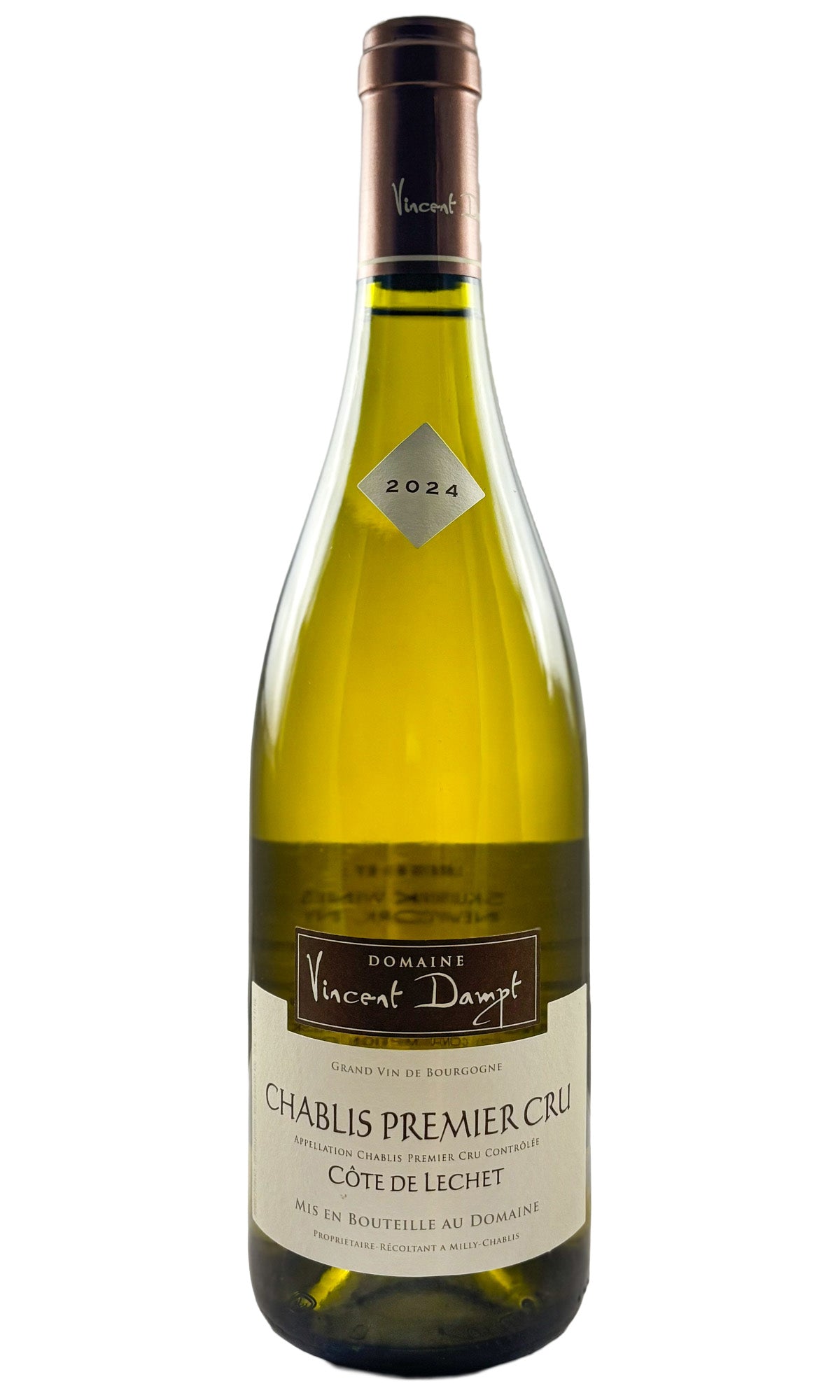 Bottle of Domaine Vincent Dampt, Chablis 1er Cru Cote de Lechet, 2024 - White Wine - Flatiron Wines & Spirits - New York